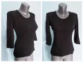 Пет броя / Еластична брандова блуза с дълъг ръкав / хипоалергична материя / голям размер , снимка 5