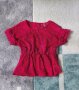 Дамска розова блуза, снимка 1 - Тениски - 36587161
