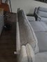 Комплект светло сиви дивани от плат две тройки, снимка 10