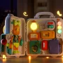 Интерактивно куфарче с музика и светлина Puzzle busy book, снимка 5
