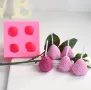 3D ягода ягодки Силиконов молд форма  гипс сапун фондан за декорация на торта , снимка 2