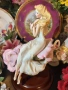 Franklin Mint Sculpture Figurine “Lady Rose” художник Jegou изработена през 1988 Код P2169, снимка 9