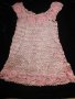 Ръчно плетена детска рокля с подплата,уникат, 4-5год., снимка 1 - Детски рокли и поли - 38545929