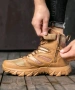 Нови мъжки кубинки каки камуфлажни непромокаеми ботуши тактически работни обувки 44/45/46, снимка 4