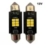 LED крушки 12V 6000K 6 SMD 2 броя с бяла светлина, снимка 1