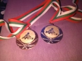 Златен и сребърен медал по картинг от състезание комплект, снимка 3