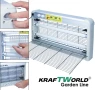 Мощна инсектицидна лампа KraftWorld 60W – Защита до 80 м² – UV лампа против комари и мухи, снимка 3
