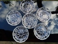 Кристални чинийки - 6 бр., снимка 1