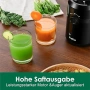 Fretta Juicer, бавна сокоизстисквачка с ширина 108 мм и по-голям улей за подаване, капацитет за цели, снимка 5