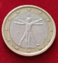 1Евро Италия-2009г със лек дефект, снимка 4