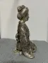 Антична японска гейша бронзова статуетка, снимка 5