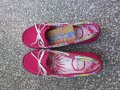 Дамски /детски обувки тип мокасини, фуксия, нови, с кутия