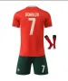Екип Роналдо Черен 2025 Ал Насър Новия Тениска Шорти Ronaldo 7 cr7 , снимка 3