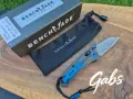 Сгъваем нож Benchmade Full Immunity 290-241 Gold Class,CPM Damaskus,Carbon, снимка 4