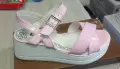 Дамски розови сандали лак, снимка 2