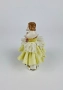 Порцеланова балерина със жълта рокля, снимка 2