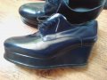 COS. Size 38 Шведски Кожени сини обувки, снимка 1 - Дамски ежедневни обувки - 33839038