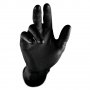 Работни, нитрилни ръкавици Grippaz Black -  кутия 50 бр., снимка 3