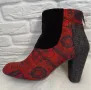  Desigual Corrasco номер 41   боти / обувки на ток от плат и кадифв , снимка 1