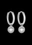Сребърни висящи обеци"shining stars curcles"/нови, снимка 1 - Колиета, медальони, синджири - 44395991