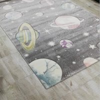 Детски килим "Космос" 133х200см, снимка 2 - Килими - 40407462