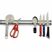 2924 Магнитна алуминиева поставка за кухненски ножове, снимка 7 - Аксесоари за кухня - 35355480