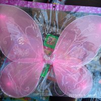 Розови крила +диадема и жезъл, снимка 2 - Други - 42455890