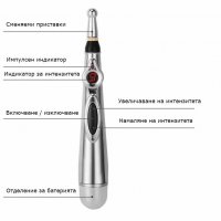 Акупунктура писалка за електростимулация и масаж  Massager Pen 20лв, снимка 5 - Масажори - 33794618