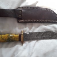 Нож дамаска стомана, снимка 1 - Ножове - 36836841