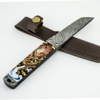 Класически танто нож GOLDEN JAP DRAGON L021, снимка 3 - Ножове - 34238790