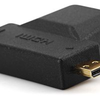 Позлатен 3 в 1 HDMI женски към Micro HDMI и Mini HDMI мъжки конвертор 1080P, снимка 4 - Стойки, 3D очила, аксесоари - 42462655