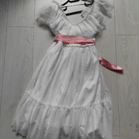 Продавам официална бяла рокля , снимка 1 - Рокли - 36421721