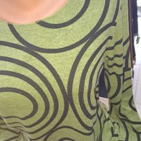 Блузка в зелено с ангора , снимка 4 - Блузи с дълъг ръкав и пуловери - 42469614