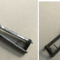 Стара лозарска градинарска ножица 23 см стоманена маркирана, запазена, снимка 3 - Градински инструменти - 44702419