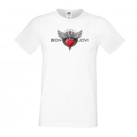 Разпродажба! Мъжка тениска BON JOVI 1, снимка 1 - Тениски - 32195400