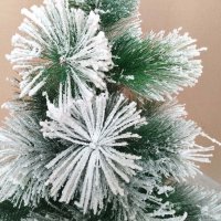4204 Изкуствена коледна елха със сняг, 60см, снимка 3 - Декорация за дома - 42670207
