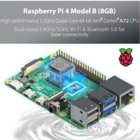 Нов Комплект Raspberry Pi 4 8GB - 128GB SD, 2x 4K HDMI, Пасивно Охлаждане, снимка 8 - Друга електроника - 44206883