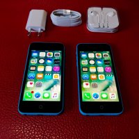 Apple iPhone 5c 16Gb син Фабрично отключен, снимка 6 - Apple iPhone - 37437504
