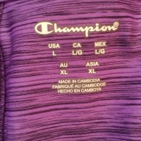 Champion лилав дамски суичър размер L/XL, снимка 3 - Суичъри - 42898987