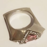Сребърен пръстен , снимка 6 - Пръстени - 40393599