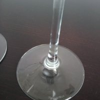 2 броя изящни чаши за вино и изящен кристален декантиер, снимка 7 - Антикварни и старинни предмети - 31453995