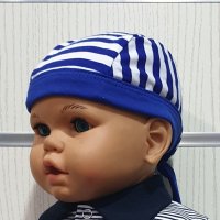 Нов детски класически моряшки бандан, от 1 месец до 10 години, снимка 4 - Шапки, шалове и ръкавици - 29974637