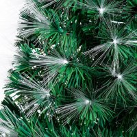 Коледна елха 180 см. със светещи фиброоптични силиконови връхчета и звезда, снимка 5 - Декорация за дома - 42291543