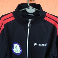 Moncler x Palm Angels горнище анцуг черно горница (L/XL), снимка 3 - Спортни дрехи, екипи - 40089542
