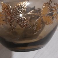 Ретро ваза калиево стъкло Намаление , снимка 3 - Антикварни и старинни предмети - 42921788