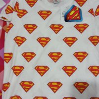 Дамска Тениска superman СУПЕРМЕН размер М Л, снимка 2 - Тениски - 42788349