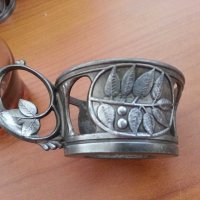 Руски метални стакани  подстакани , снимка 5 - Антикварни и старинни предмети - 30467496