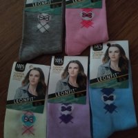 Комплект от 5 броя дамски памучни чорапи 1 лв./бр., снимка 2 - Други - 8937899