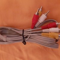 Нов кабел 3RCA - 3RCA, снимка 1 - Части и Платки - 29234927