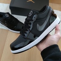Nike Air Jordan 1 Low Carbon Black All Star размер 42 номер обувки маратонки черни кецове мъжки , снимка 1 - Маратонки - 39197684